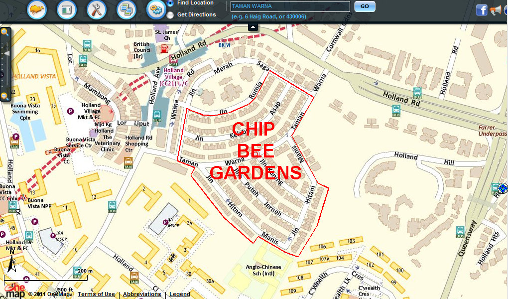 Chip Bee Gardens Holland (Taman Warna) Around Singapore FengShui