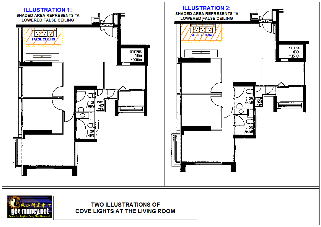 False Ceiling Layout Feng S Tips Guidelines Fengs Am Anonymous Wrote H Mr Cecil May I Have Your Opinion On The Following 2 Ceiling Layout Which One Is Better T An Auious