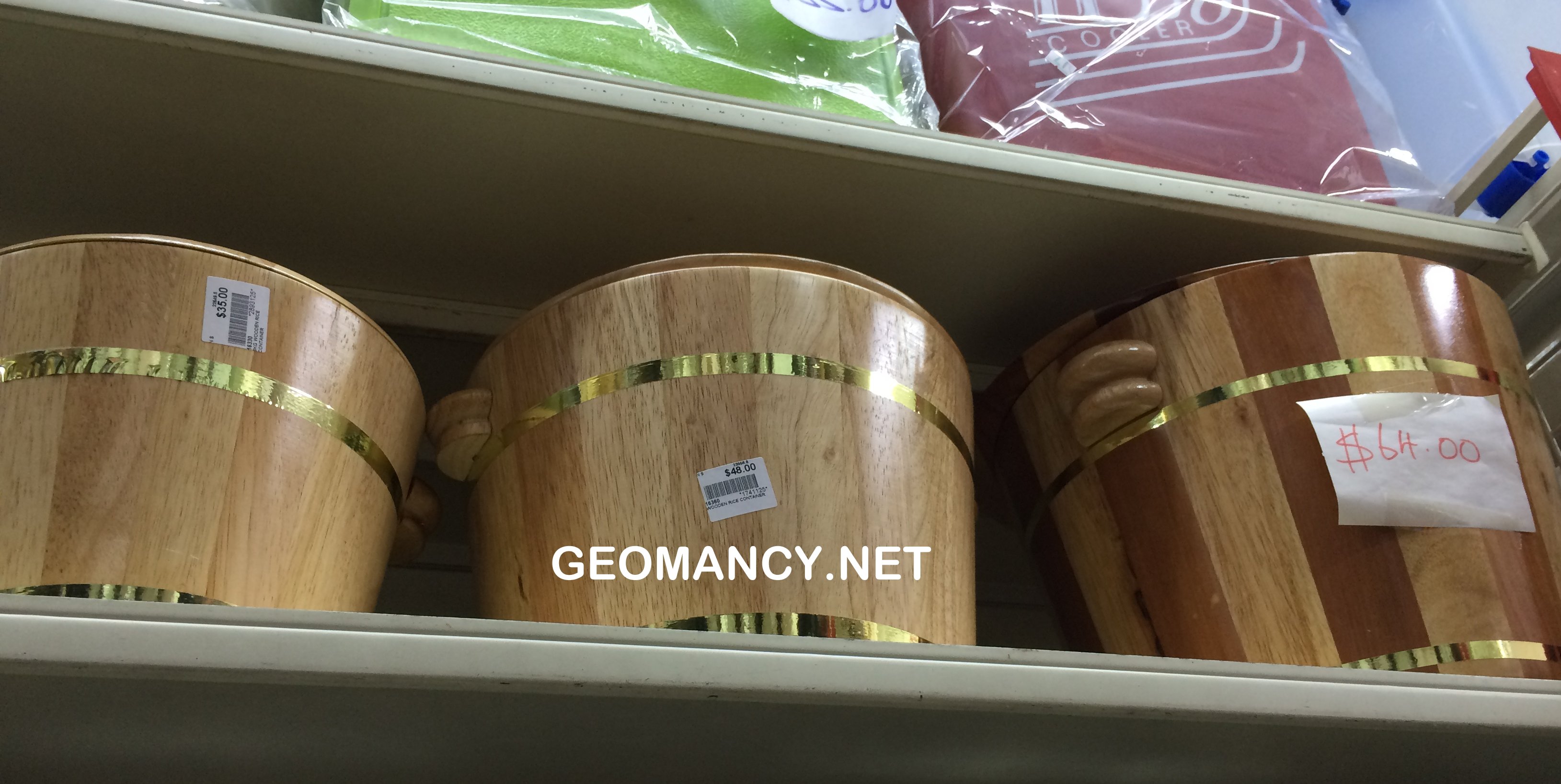 Wooden rice bins Chinese Culture (General)