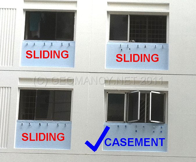 Sliding windows vs casement windows Feng Shui Tips & Guidelines