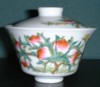 Chinese tea cup with peach (longevity design)
